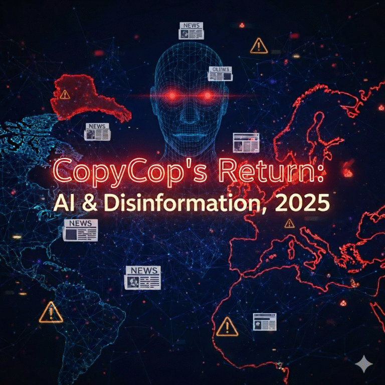 AI-Driven Fake News Floods the Web” or “CopyCop’s Return: AI & Disinformation, 2025 - Governance Risk & Compliance Hub