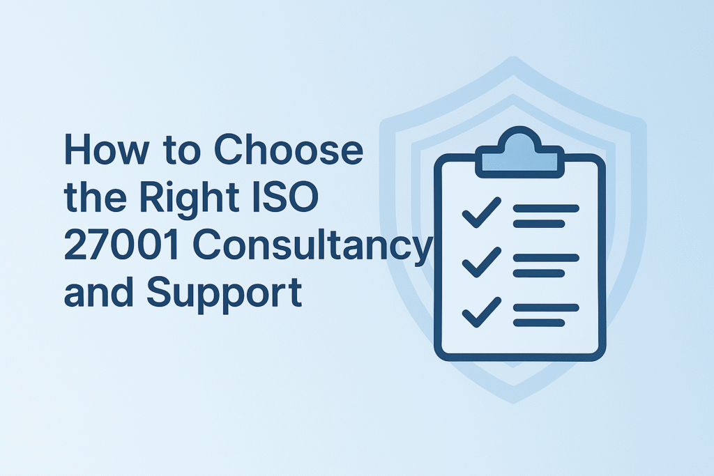 How to Choose the Right ISO27001 Consultancy and Support.