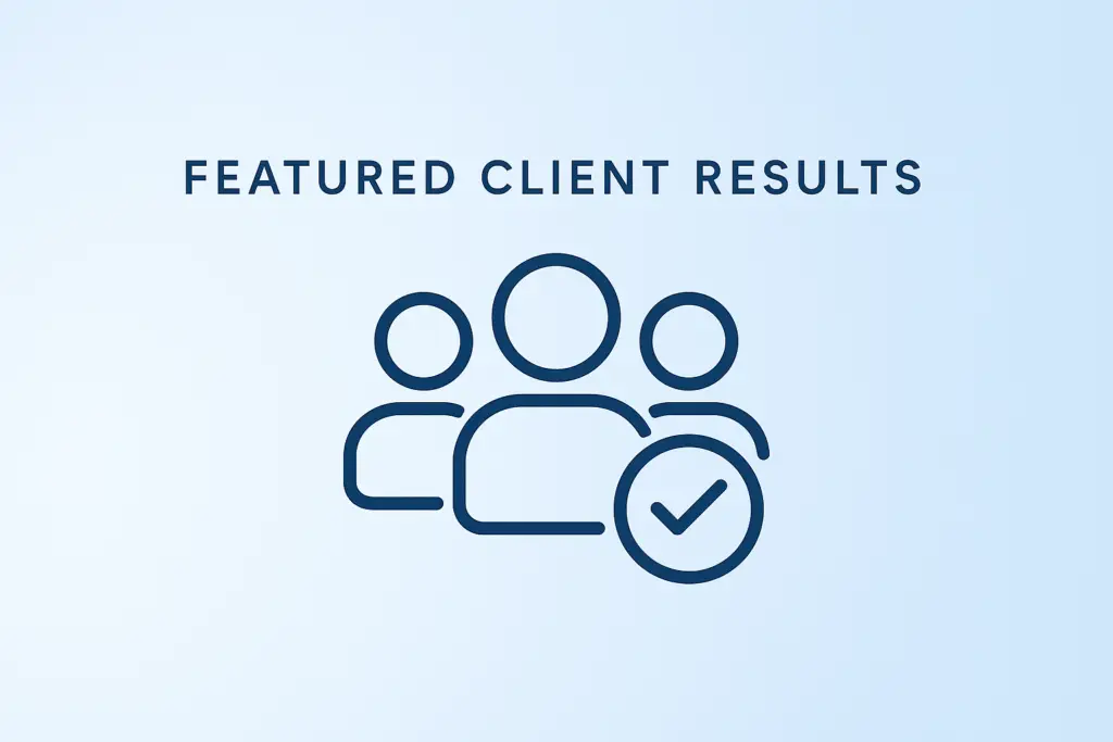 Featured Client Results.